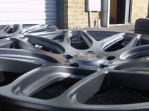 NEW 20 INCH ISPIRI ISR10 ALLOY WHEELS IN MATT GRAPHITE WITH DEEP CONCAVE 10" REARS 5x120