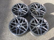 NEW 20 INCH ISPIRI ISR10 ALLOY WHEELS IN MATT GRAPHITE WITH DEEP CONCAVE 10" REARS 5x120
