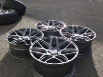 NEW 20 INCH ISPIRI ISR10 ALLOY WHEELS IN MATT GRAPHITE WITH DEEP CONCAVE 10" REARS 5x120