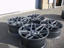 NEW 20 INCH ISPIRI ISR10 ALLOY WHEELS IN MATT GRAPHITE WITH DEEP CONCAVE 10" REARS 5x120