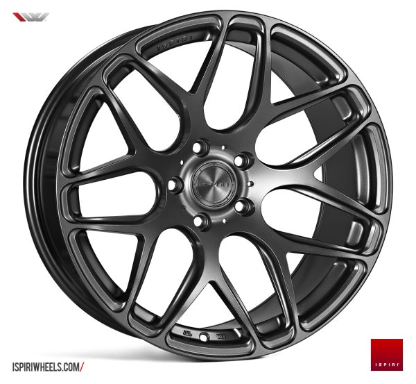NEW 20 INCH ISPIRI ISR10 ALLOY WHEELS IN MATT GRAPHITE WITH DEEP CONCAVE 10" REARS 5x120