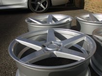 NEW 20 INCH ISPIRI ISR5 ALLOY WHEELS IN QUARTZ SILVER WITH DEEPER CONCAVE 10" REAR 5x120