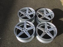 NEW 20 INCH ISPIRI ISR5 ALLOY WHEELS IN QUARTZ SILVER WITH DEEPER CONCAVE 10" REAR 5x120