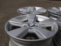 USED 18" GENUINE BMW STYLE 143 5 SPOKE ALLOY WHEELS, FULLY REFURBISHED