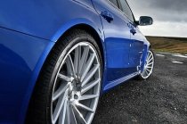 NEW 19 INCH RIVIERA RV135 DIRECTIONAL ALLOY WHEELS IN SILVER WITH POLISHED FACE, DEEPER CONCAVE 9.5" ALL ROUND 5x112