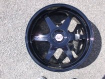 NEW 20 INCH MOTORSPORT ALLOYS WHEELS, IN GLOSS BLACK 9″ ET35 ALL ROUND 5x120
