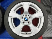 USED 17" GENUINE BMW STYLE 157 E92 5 SPOKE LIGHT WEIGHT FORGED ALLOY WHEELS, FULLY REFURBED INC RUNFLAT TYRES