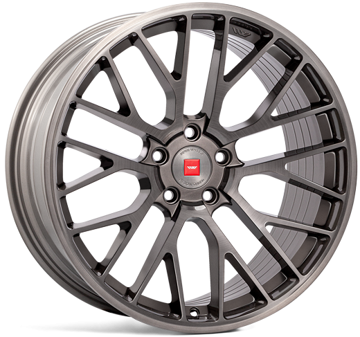 NEW 20 INCH ISPIRI FFP1 ALLOY WHEELS IN CARBON GREY BRUSHED, DEEPER CONCAVE PROFILE WITH 10.5" REARS 5x120