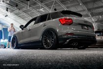 NEW 20 INCH ISPIRI FFR8 ALLOY WHEELS IN CARBON GRAPHITE, DEEP CONCAVE ALL ROUND WITH 10.5" REAR 5x120