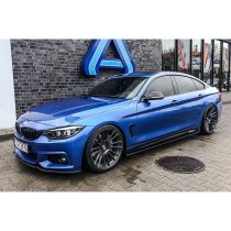 NEW 20 INCH ISPIRI FFR8 ALLOY WHEELS IN CARBON GRAPHITE, DEEP CONCAVE ALL ROUND WITH 10.5" REAR 5x120