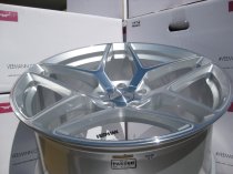NEW 20 INCH VEEMANN VC650 ALLOY WHEELS IN SILVER MACHINED WITH DEEPER CONCAVE 10" REARS 5x120