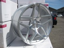 NEW 20 INCH VEEMANN VC650 ALLOY WHEELS IN SILVER MACHINED WITH DEEPER CONCAVE 10" REARS 5x120
