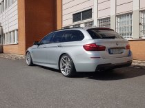 NEW 20 INCH VEEMANN VC650 ALLOY WHEELS IN SILVER MACHINED WITH DEEPER CONCAVE 10" REARS 5x120