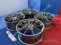 NEW 19 INCH C9 CORTEZ ALLOY WHEELS IN MATT GUNMETAL 8.5" ET45 ALL ROUND 5x112