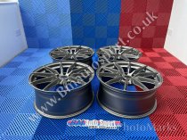 NEW 19 INCH C9 CORTEZ ALLOY WHEELS IN MATT GUNMETAL 8.5" ET45 ALL ROUND 5x112