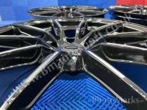 NEW 19 INCH C9 CORTEZ ALLOY WHEELS IN GLOSS BLACK WITH MILLED ACCENT SPOKES 8.5" ET45 ALL ROUND 5x112