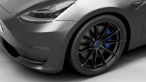 NEW 19 INCH C9 CORTEZ ALLOY WHEELS IN GLOSS BLACK WITH DEEPER CONCAVE 9.5" REAR OPTION 5x112