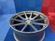 NEW 20 INCH AM 10 SPOKE ALLOY WHEELS IN GUNMETAL WITH POLISHED FACE AND DEEPER CONCAVE 9.5" REAR 5x112