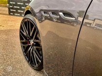 NEW 20 INCH AXE EX30 ALLOY WHEELS IN GLOSS BLACK WITH DEEPER CONCAVE 10" REAR 5x120
