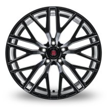 NEW 20" AXE EX30 ALLOY WHEELS IN GLOSS BLACK POLISHED FACE TINTED CLEAR COAT