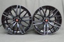 NEW 20 INCH AXE EX30 ALLOY WHEELS IN GLOSS BLACK WITH POLISHED FACE AND DARK TINTED CLEAR COAT 5x120