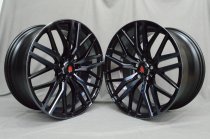 NEW 20" AXE EX30 ALLOY WHEELS IN GLOSS BLACK POLISHED FACE TINTED CLEAR COAT