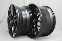 NEW 20 INCH AXE EX30 ALLOY WHEELS IN GLOSS BLACK WITH POLISHED FACE AND DARK TINTED CLEAR COAT 5x120