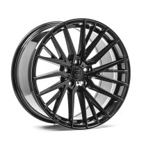 NEW 20″ AXE EX40 ALLOY WHEELS IN GLOSS BLACK DEEP CONCAVE 10″ REAR