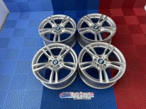 USED 18 INCH GENUINE BMW STYLE 400 M SPORT ALLOY WHEELS,WIDER REARS, FULLY REFURBED 5x120