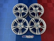USED 18 INCH GENUINE BMW STYLE 400 M SPORT ALLOY WHEELS,WIDER REARS, FULLY REFURBED 5x120