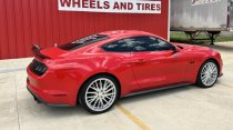 NEW 20 INCH AXE EX40 ALLOY WHEELS IN SILVER WITH POLISHED FACE AND DEEPER CONCAVE 10" REAR 5x120