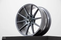 NEW 20 INCH VEEMANN V-FS48 ALLOY WHEELS IN GRAPHITE SMOKE MACHINED WITH DEEPER CONCAVE 10" REAR OPTION 5x120