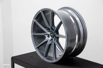 NEW 20 INCH VEEMANN V-FS48 ALLOY WHEELS IN GRAPHITE SMOKE MACHINED WITH DEEPER CONCAVE 10" REAR OPTION 5x120