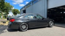 NEW 20 INCH VEEMANN V-FS48 ALLOY WHEELS IN GRAPHITE SMOKE MACHINED WITH DEEPER CONCAVE 10" REAR OPTION 5x120