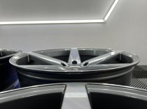 NEW 20 INCH VEEMANN V-FS8 ALLOY WHEELS IN GRAPHITE SMOKED MACHINED WITH DEEPER CONCAVE 10" REARS 5x120