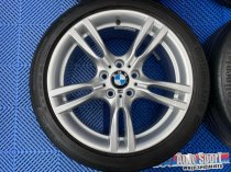 USED 18" GENUINE BMW STYLE 400 M SPORT ALLOY WHEELS,WIDER REARS, FULLY REFURBED INC RUNFLAT TYRES
