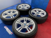 USED 18" GENUINE BMW STYLE 400 M SPORT ALLOY WHEELS,WIDER REARS, FULLY REFURBED INC RUNFLAT TYRES