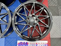 NEW 20 INCH VEEMANN V-FS35 ALLOY WHEELS IN GLOSS BLACK WITH DEEPER CONCAVE 10" REAR OPTION 5x120