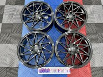 NEW 20 INCH VEEMANN V-FS35 ALLOY WHEELS IN GLOSS BLACK WITH DEEPER CONCAVE 10" REAR OPTION 5x120
