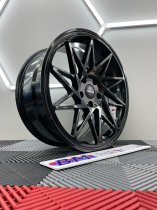 NEW 20 INCH VEEMANN V-FS35 ALLOY WHEELS IN GLOSS BLACK WITH DEEPER CONCAVE 10" REAR OPTION 5x120