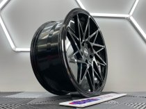 NEW 20 INCH VEEMANN V-FS35 ALLOY WHEELS IN GLOSS BLACK WITH DEEPER CONCAVE 10" REAR OPTION 5x120