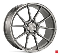 NEW 19″ ISPIRI FFR6 TWIN 5 SPOKE ALLOY WHEELS IN CARBON GREY BRUSHED WITH DEEPER CONCAVE 10″ REAR