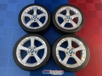USED 18 INCH GENUINE BMW STYLE 179, 1 SERIES SPLIT RIM ALLOY WHEELS, EXCELLENT CONDITION ALLOYS INC VG TYRES 5x120