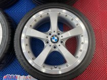 USED 18 INCH GENUINE BMW STYLE 179, 1 SERIES SPLIT RIM ALLOY WHEELS, EXCELLENT CONDITION ALLOYS INC VG TYRES 5x120