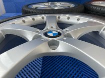 USED 18 INCH GENUINE BMW STYLE 179, 1 SERIES SPLIT RIM ALLOY WHEELS, EXCELLENT CONDITION ALLOYS INC VG TYRES 5x120
