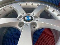 USED 18 INCH GENUINE BMW STYLE 179, 1 SERIES SPLIT RIM ALLOY WHEELS, EXCELLENT CONDITION ALLOYS INC VG TYRES 5x120