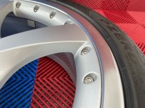 USED 18 INCH GENUINE BMW STYLE 179, 1 SERIES SPLIT RIM ALLOY WHEELS, EXCELLENT CONDITION ALLOYS INC VG TYRES 5x120
