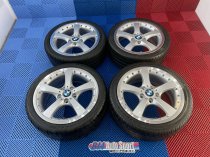 USED 18" GENUINE BMW STYLE 179, 1 SERIES SPLIT RIM ALLOY WHEELS, EXCELLENT CONDITION ALLOYS INC VG TYRES