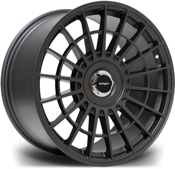 NEW 20 INCH STUTTGART SF10 ALLOY WHEELS IN MATT GUNMETAL WITH DEEPER CONCAVE 10" REARS 5x120/112