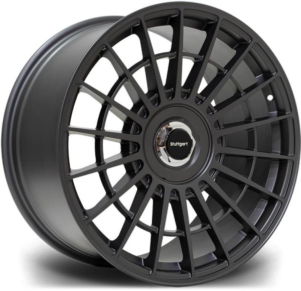 NEW 20" STUTTGART SF10 ALLOY WHEELS IN MATT GUNMETAL WITH DEEP CONCAVE 10" REARS